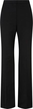 Givenchy Zwarte uitlopende broek - Dames - Wijde Broeken - Zwart - XS - Broeken