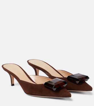 Gianvito Rossi Mules Jaipur in suede