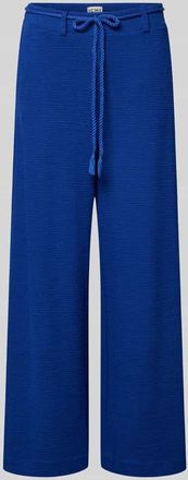 Ichi Wide Fit Stoffhose aus Viskose-Mix Modell Lumina in Blau, Gr&ouml;&szlig;e XXL