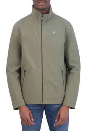 Nautica Lightweight Stretch Water Resistant Golf Jacket in Dusty Olive at Nordstrom Rack, Size Xx-Large