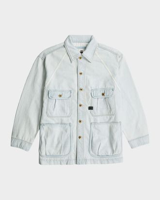 G-Star Mens Oversized Denim Chore Jacket