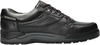 Mephisto Curt Veterschoen voor heren - Heren - Veterschoenen - Zwart - 47 EU - Leer - Schoenen