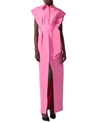 Carolina Herrera Column Trench Gown