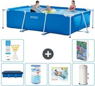 Intex Piscina Con Estructura Rectangular - 300x200x75 Cm - 7-piezas S113