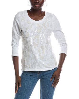 Tommy Bahama Caviar Beaded Lux T-Shirt