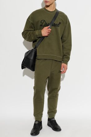 Dsquared2 Sweatshirt With Logo, Mens, Green