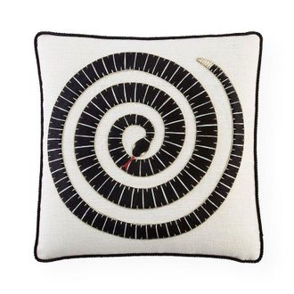 Jonathan Adler uk Kit Eden Almohada en forma de Serpiente Enrollada