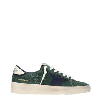 Golden Goose Zapatillas Stardan Hombre Gamuza Verde/Verde Oscuro