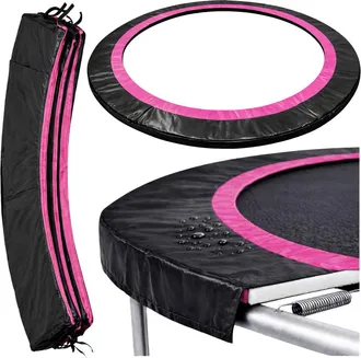 OEM Funda Protectora Para Trampol&iacute;n Sport Max De 12 Pies, Color Negro Y Rosa
