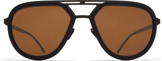 Mykita Cypress Polarized 579 Mens Sunglasses Gold Size 54