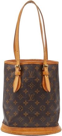 Louis Vuitton Brown Pvc Leather Shoulder Bag Tote Bag (Pre-Owned)