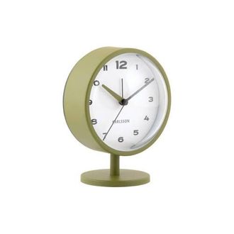 Karlsson tafelklok Brisk Dome groen (6,5x11x13,8 cm)