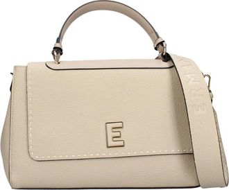 Ermanno Scervino White Handbag with Shoulder Strap