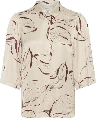 Soaked In Luxury Mujer, Blusas y Camisas, Beige, Talla: XS