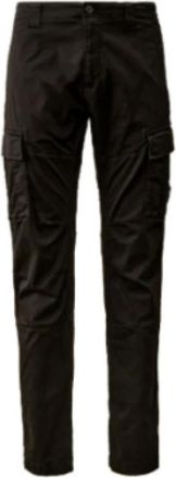 C.P. Company Slim-fit Cargo Broek - Heren - Slim Fit Broeken - Zwart - XS - Katoen - Broeken