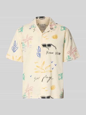 Only & Sons Relaxed Fit Freizeithemd aus reiner Baumwolle Modell LUKE in Offwhite, Gr&ouml;&szlig;e XXL