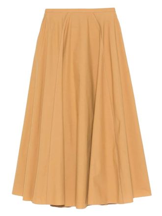 Forte_Forte panelled skirt - Orange