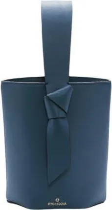 La Portegna Julieta Shoulder Bag Minimalist Lines And Timeless Design in Blue at Nordstrom