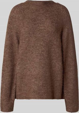 Selected Relaxed Fit Strickpullover aus Woll-Mix Modell SIA in Taupe, Größe XL