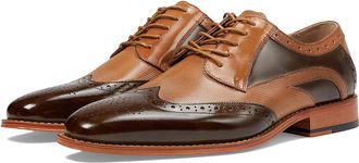 Stacy Adams Ivingale Wing Tip Lace-Up Mens Lace Up Wing Tip Shoes Brown : 11.5 M, Leather