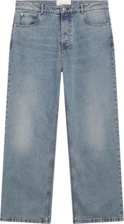 Ami Heren, Jeans, Blauw, Maat: W31 Katoen