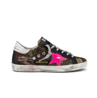Golden Goose Womens Superstar Ripstop Sneaker In Camo