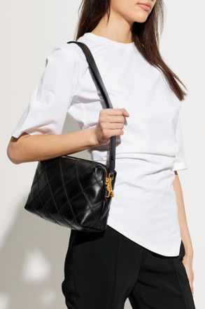 Tory Burch Shoulder Bag Fleming Soft Large, Womens, Black