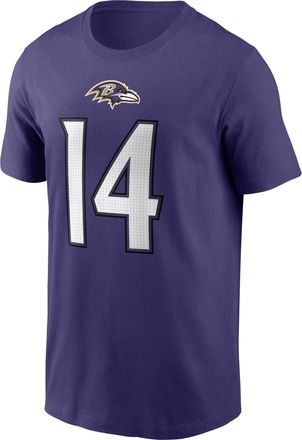 Nike Kyle Hamilton Baltimore Ravens Nike Mens NFL T-Shirt in Purple | N19952M8GF-UKC