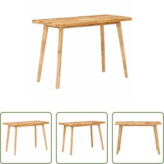 vidaXL Tavolo da pranzo rustico - Tavolo da Pranzo Naturale 100 x 55 x 75 cm
