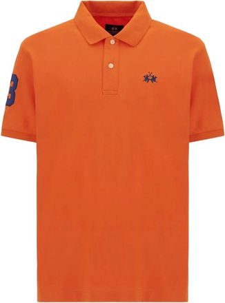 La Martina Polo Shirt - Heren - Polos - Oranje - S - Tops