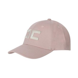 Elisabetta Franchi Canvas Baseball Cap with Embroidery