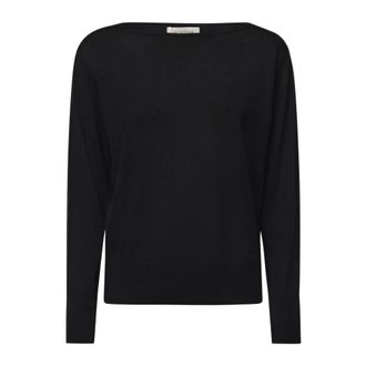 Max Mara Round-neck Truien - Dames - Ronde hals truien - Zwart - L - Truien & Vesten