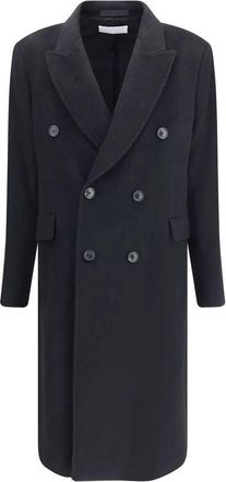 Our Legacy Wollen Walvisjas Klassieke Buitenkleding - Heren - Mantel - Zwart - L - Wol - Jassen