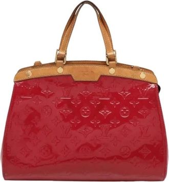Louis Vuitton Pre-owned Handbags, female, Red, Size: ONE SIZE Pre-owned Brea Bag