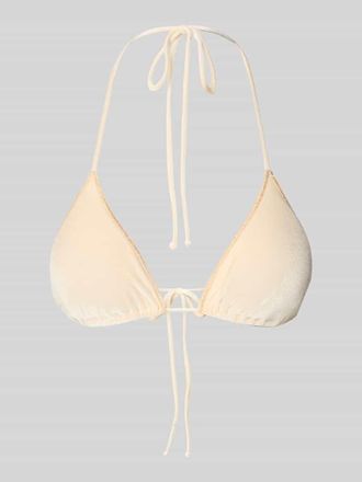 MC2 Saint Barth Bikini-Oberteil in Triangel-Optik Modell Leah in Offwhite, Gr&ouml;&szlig;e XL