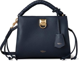 Mulberry Small Iris Leather Top Handle Bag in Night Sky at Nordstrom