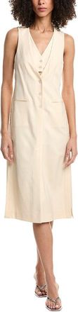 3.1 Phillip Lim Tailored Vest Wool-Blend Midi Dress