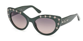 Guess GU00163 96B Womens Sunglasses Green Size 54