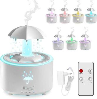 OEM Humidificador De 300 Ml Con Mando A Distancia E Iluminaci&oacute;n Led Para Dormitorio Y Sal&oacute;n
