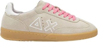 Sun 68 California Suede Sneakers voor Casual Stijl - Dames - Sneakers - Beige - 37 EU - Leer - Schoenen