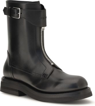 Alexander McQueen Womens Leather Boots Black