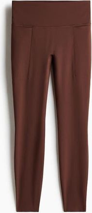 H&M Running Leggings With Shapemove in Sepia Brown at Nordstrom, Size X-Small