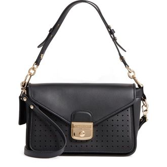 Longchamp Mademoiselle Calfskin Leather Crossbody Bag in Black at Nordstrom Rack