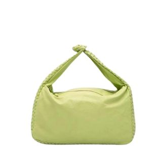 Bottega Veneta Pre-owned Shoulder Bags, female, Green, Size: ONE SIZE Pre-owned Hobo Bag