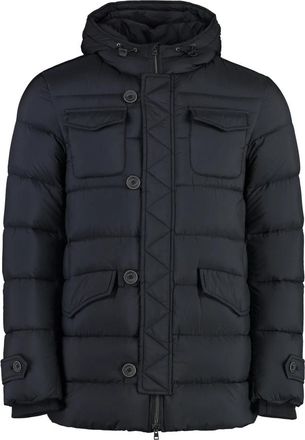 Herno Leskimo Jacket - Heren - Gewatteerde jassen - Zwart - L - Polyester - Jassen