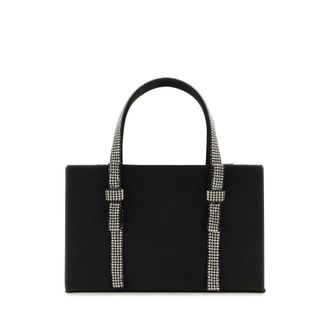 Kara Black Nappa Leather Handbag