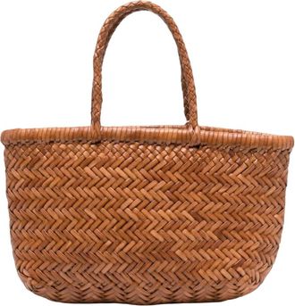 Dragon Diffusion Tote Bags, female, Brown, Size: ONE SIZE Mini Flat Gora Basket