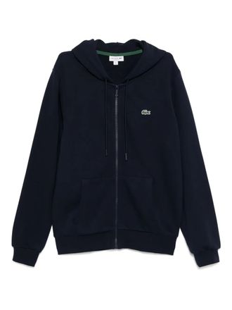 Lacoste zipped fleece sweatshirt - Blue