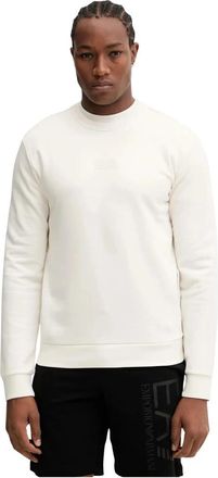 Emporio Armani Logo Series Crew-neck Sweatshirt - Heren - Sweatshirts - Beige - 2XL - Katoen - Hoodies & sweatvesten