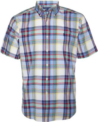Ralph Lauren plaid short-sleeve shirt - Blue